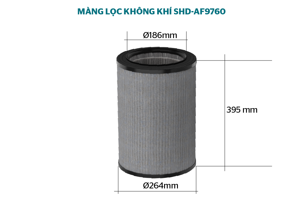 Màng lọc không khí Sunhouse SHD-AF9760 – ảnh 8