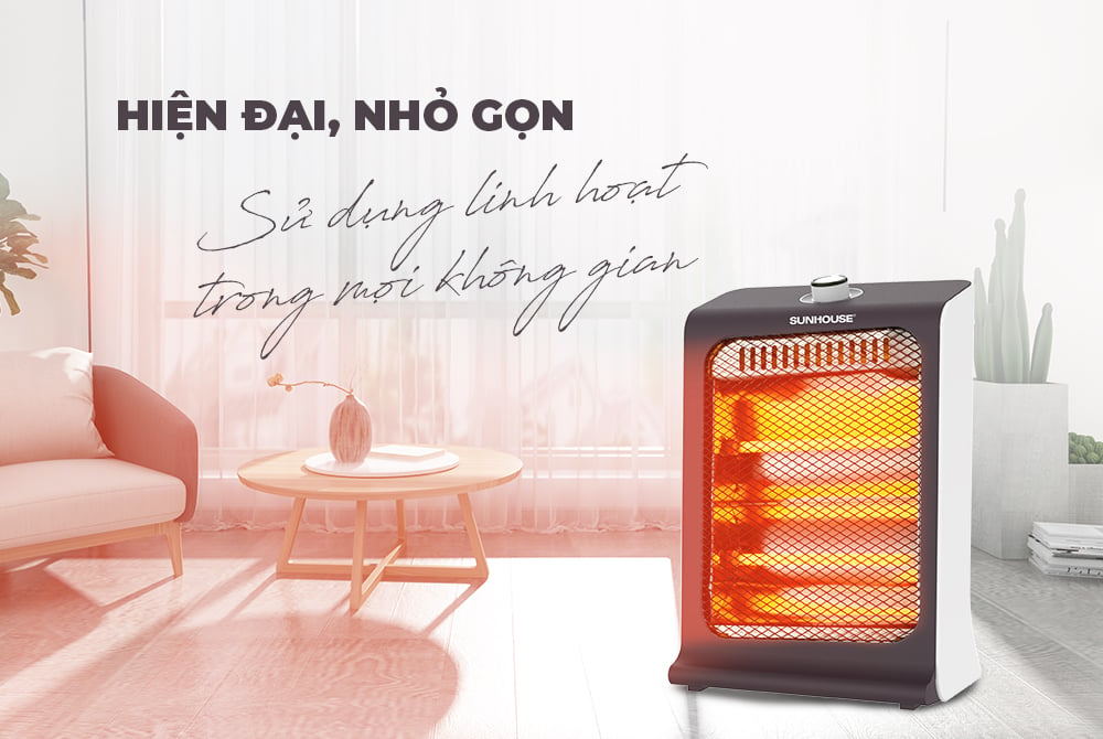 Sưởi điện hồng ngoại 2 bóng Sunhouse SHD7023 – ảnh 3