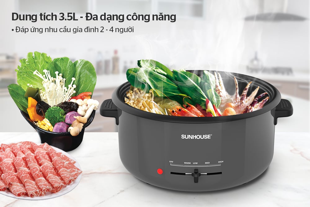 Lẩu điện Sunhouse SHD4523 – ảnh 8