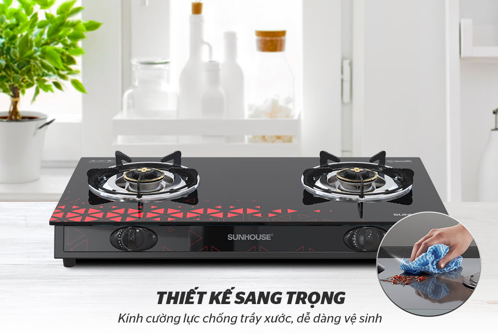 Bếp gas dương kính Sunhouse SHB3068SG – ảnh 8