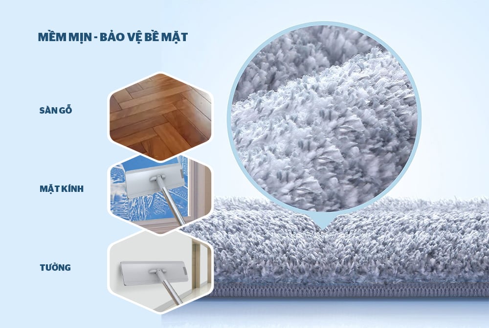 Bông lau nhà chữ nhật đa năng Sunhouse KS-CO3211S – ảnh 8