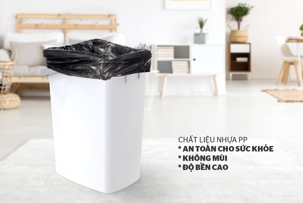 Sọt rác chữ nhật Sunhouse KS-TR12P – ảnh 6