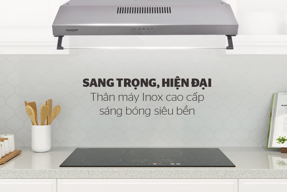 Hút mùi kính thẳng Sunhouse SHB6115I-EC – ảnh 7