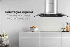 Máy hút mùi kính cong Sunhouse SHB6605-70-EC ảnh 4