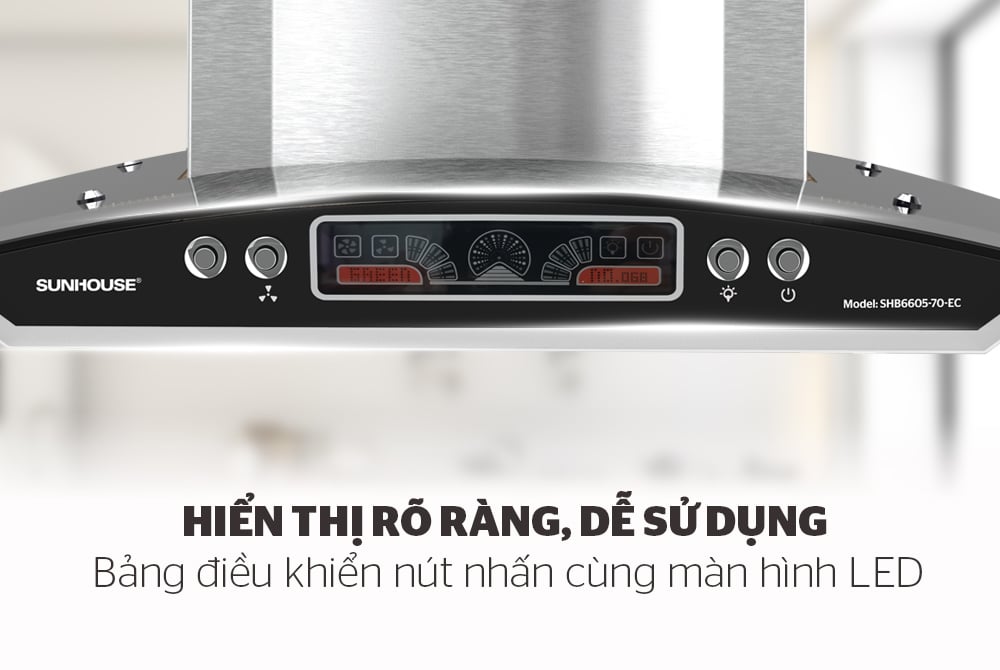 Máy hút mùi kính cong Sunhouse SHB6605-70-EC – ảnh 6