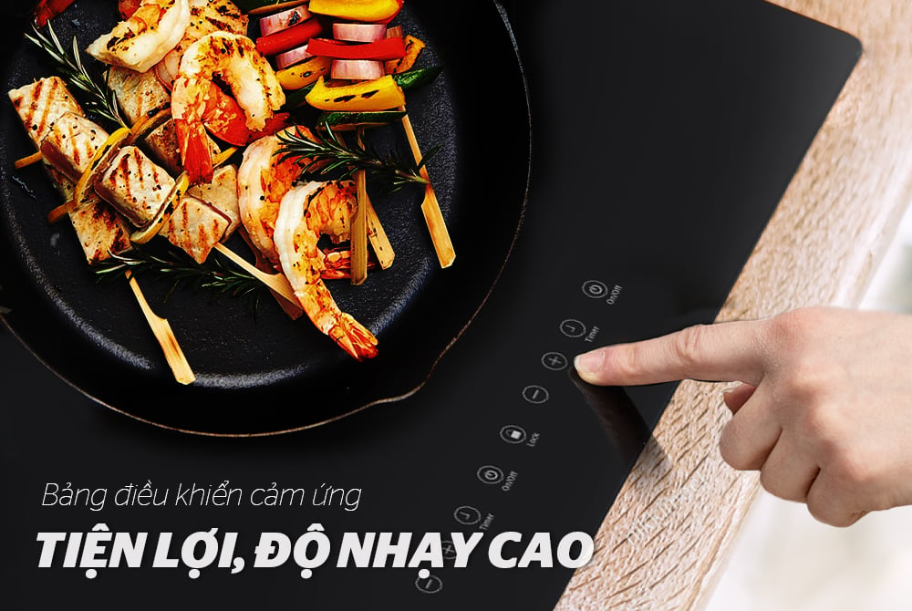 Bếp đôi điện từ Sunhouse SHB66HN – ảnh 5