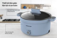 Lẩu điện 3.5L Sunhouse SHD4528 ảnh 7