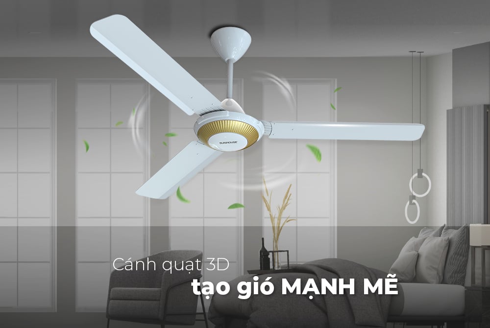 Quạt trần Sunhouse SHD7656 – ảnh 8