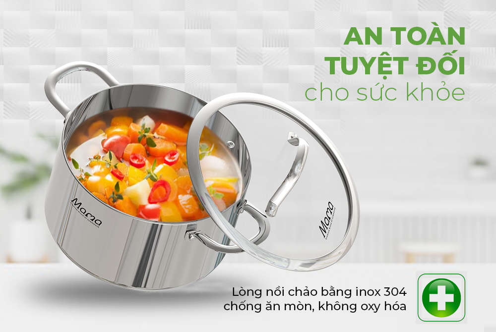 Bộ nồi inox đa lớp Sunhouse Mama SHG701 – ảnh 8