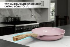 Chảo siêu bền đá đáy từ dura pro Sunhouse DP24MF ảnh 4