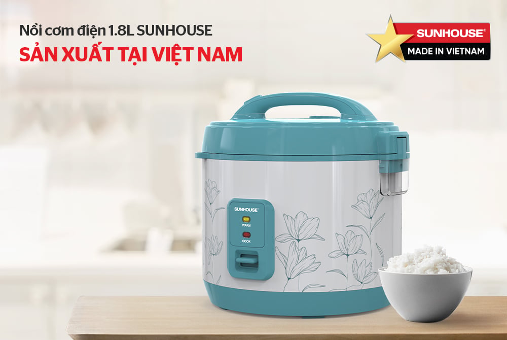 Nồi cơm điện 1.8L Sunhouse SHD8605 – ảnh 6