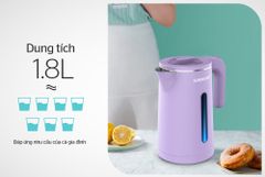 Ấm siêu tốc inox 2 lớp 1.8L Sunhouse SHD1368KB ảnh 8
