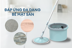 Bộ lau nhà xoay 360 độ thông minh Sunhouse KS-CL235PB ảnh 8