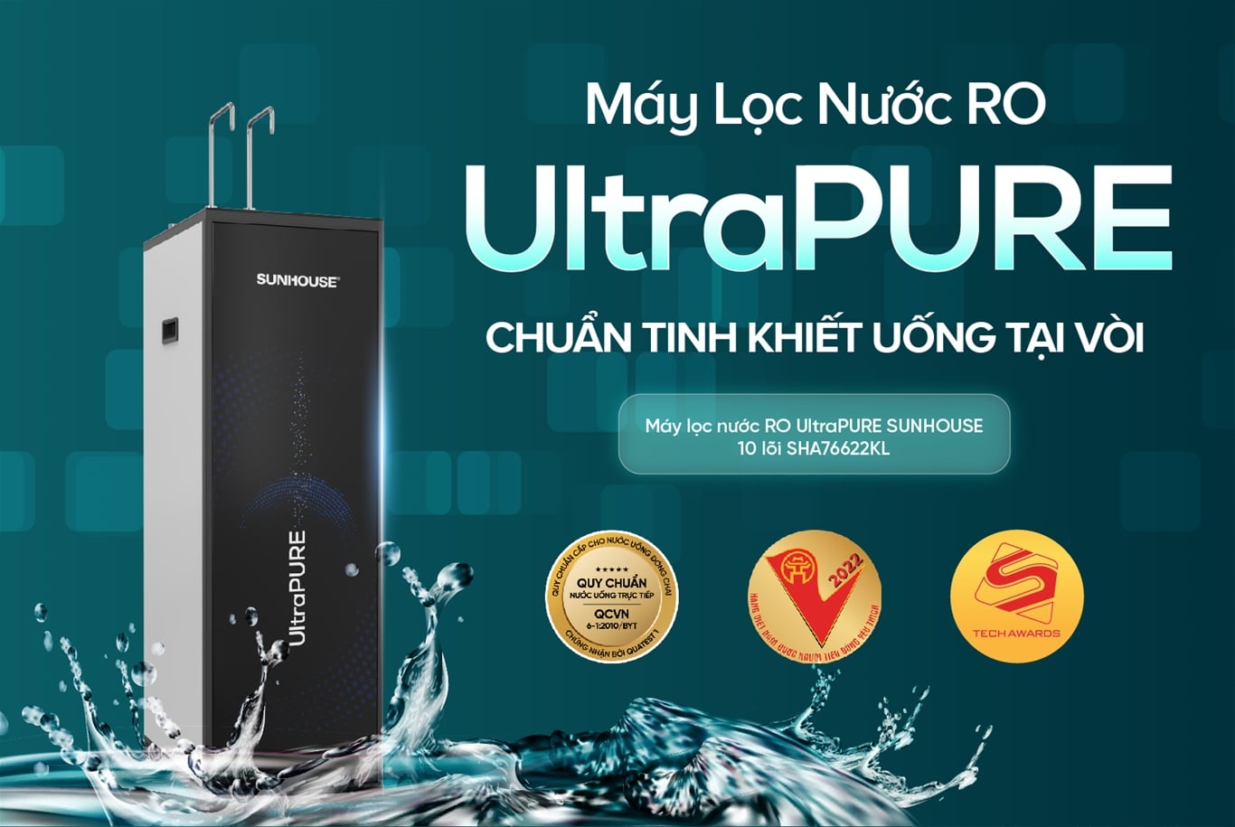 Máy lọc nước RO ultrapure Sunhouse 10 lõi SHA76622KL – ảnh 7