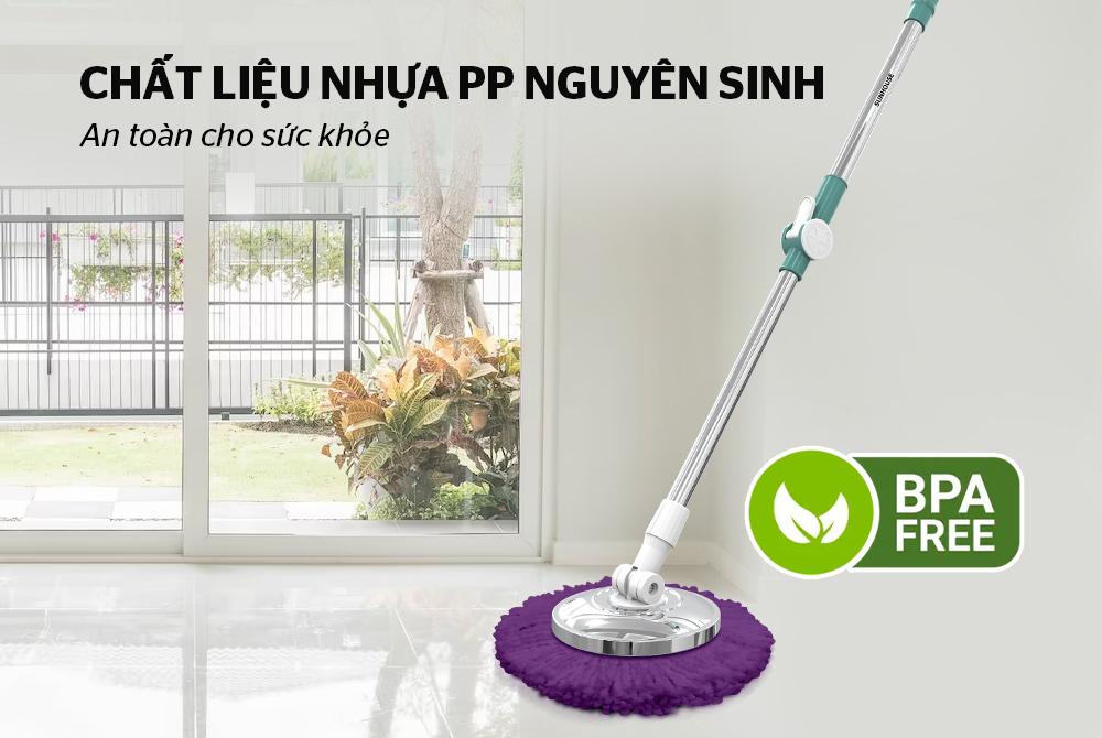 Cây lau nhà xoay 360 độ Sunhouse KS-MO330IB – ảnh 4