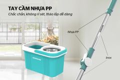 Bộ lau nhà xoay 360 độ Sunhouse KS-CL350IB ảnh 6