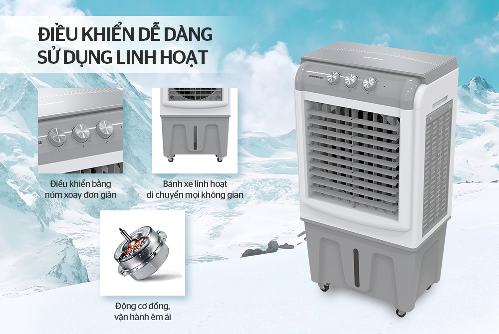 Máy làm mát không khí Sunhouse SHD7745 – ảnh 5