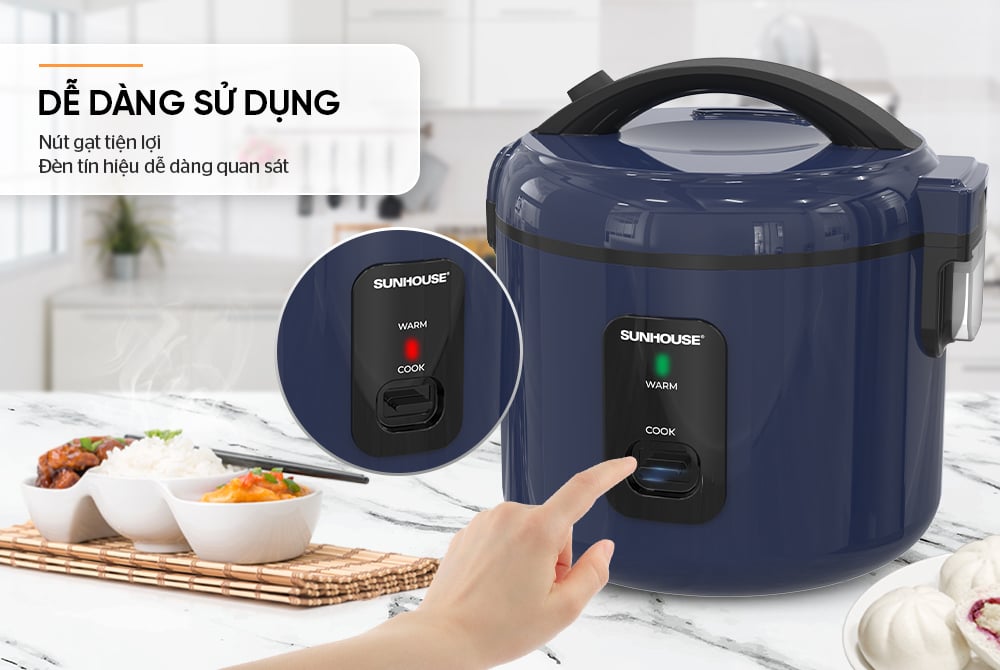 Nồi cơm điện 1.2L Sunhouse SHD8213 – ảnh 7