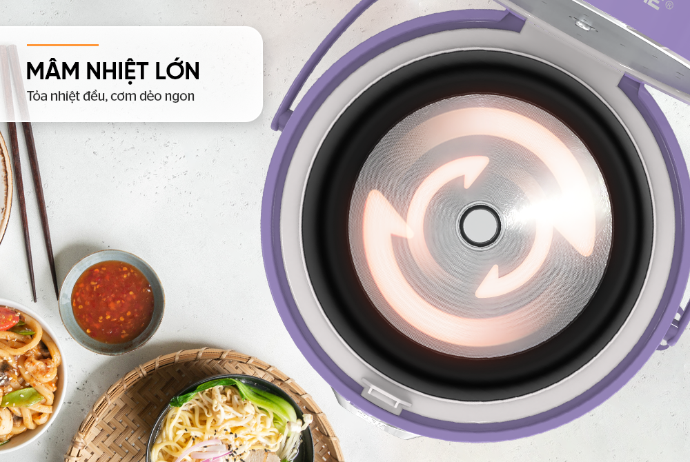 Nồi cơm điện 1.8L happy time HTD8521V – ảnh 6