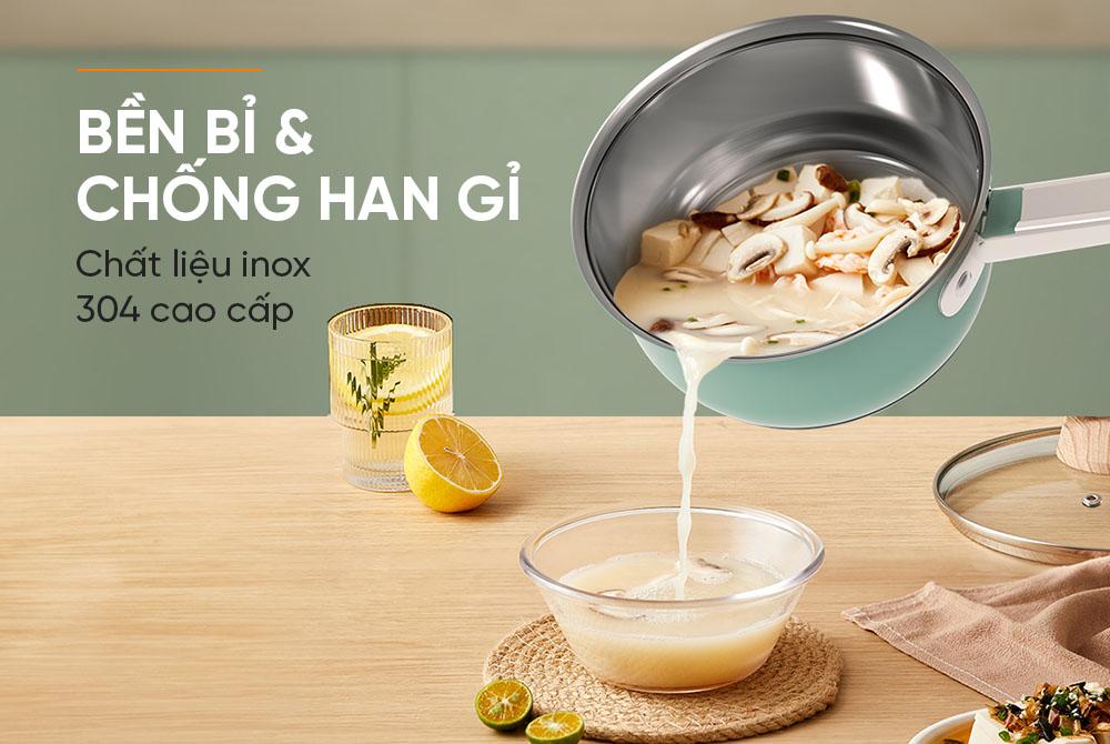 Bộ nồi chảo inox 304 Sunhouse SHG608 – ảnh 7