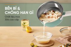 Bộ nồi chảo inox 304 Sunhouse SHG608 ảnh 7