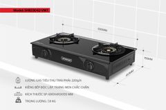 Bếp gas dương kính Sunhouse Mama MMB33042-VMT ảnh 7
