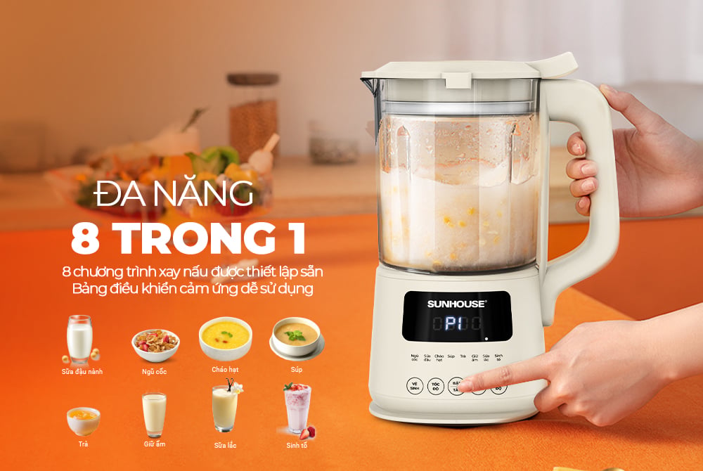 Máy làm sữa hạt đa năng Sunhouse SHD5261 – ảnh 7