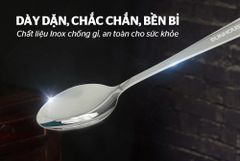 Bộ 2 thìa muỗng cafe 130 inox Sunhouse KS-S2PO130I ảnh 7