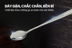 Bộ 2 thìa muỗng sinh tố 200 inox Sunhouse KS-S2PO200I ảnh 7