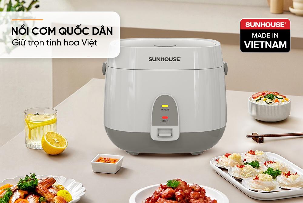 Nồi cơm điện 1.8L Sunhouse SHD8611GR – ảnh 7