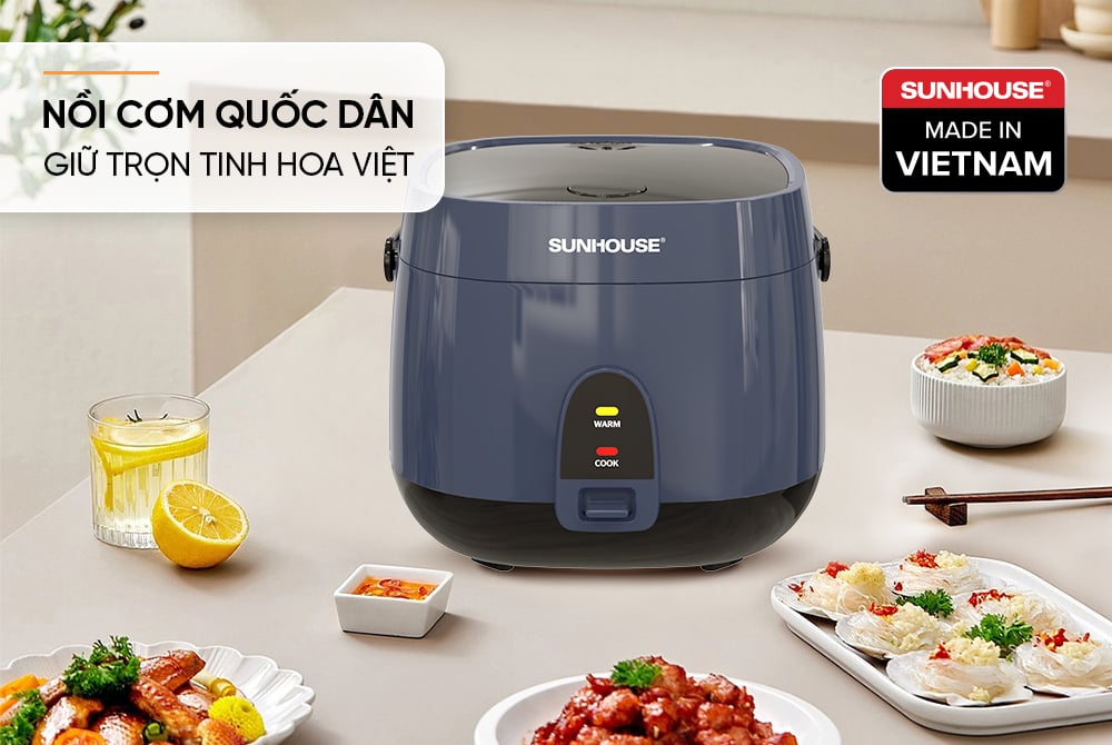 Nồi cơm điện 1.8L Sunhouse SHD8611N – ảnh 7