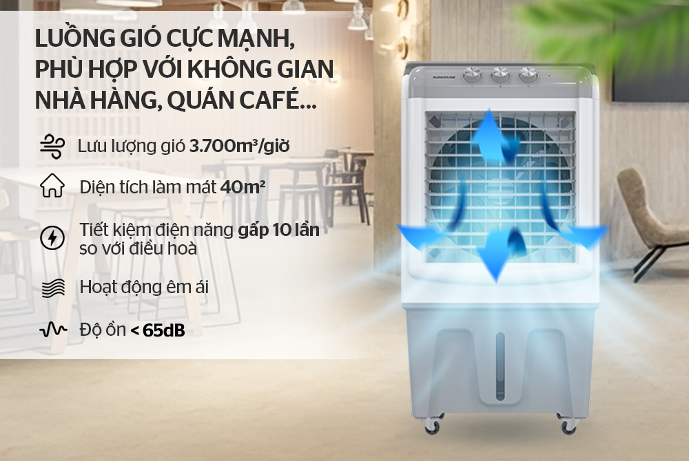 Máy làm mát không khí Sunhouse SHD7745 – ảnh 7
