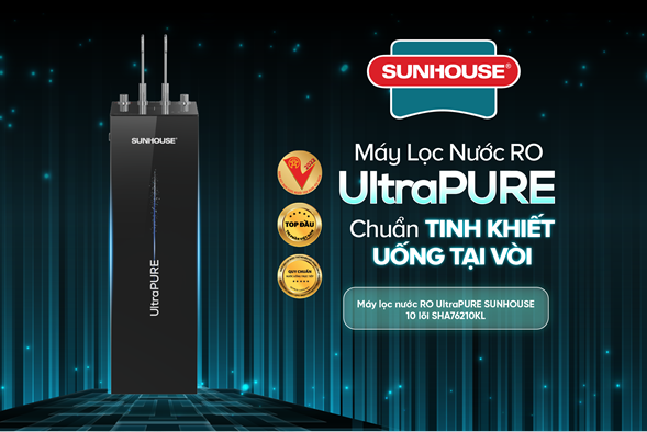 Máy lọc nước RO ultrapure Sunhouse 10 lõi SHA76210KL – ảnh 6