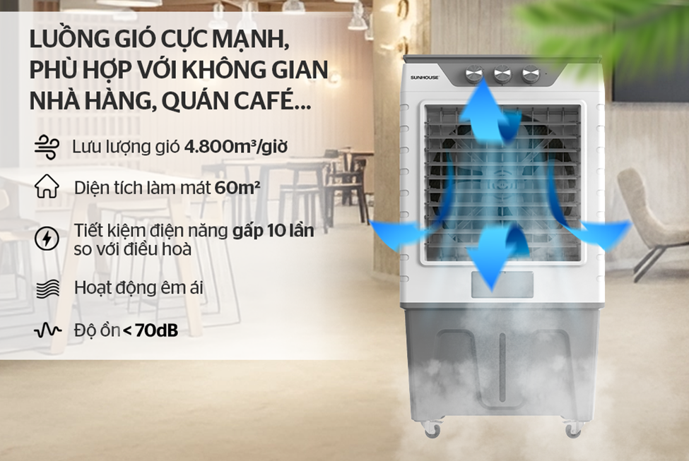 Máy làm mát không khí Sunhouse SHD7777 – ảnh 6