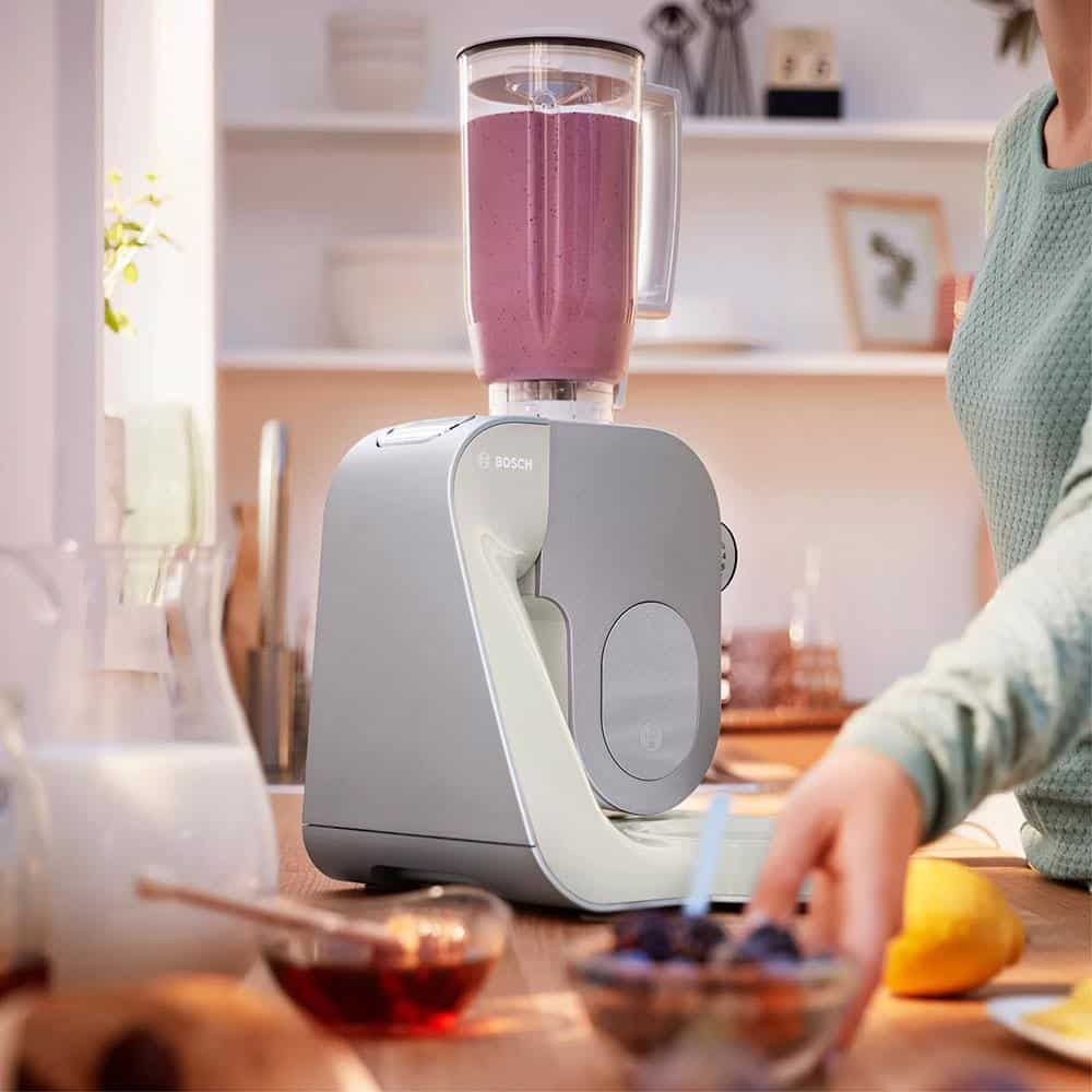 3 đĩa thép cắt, xé, nghiền – Đồ gia dụng Bosch MUM58 Máy Trộn Bột Đa Năng