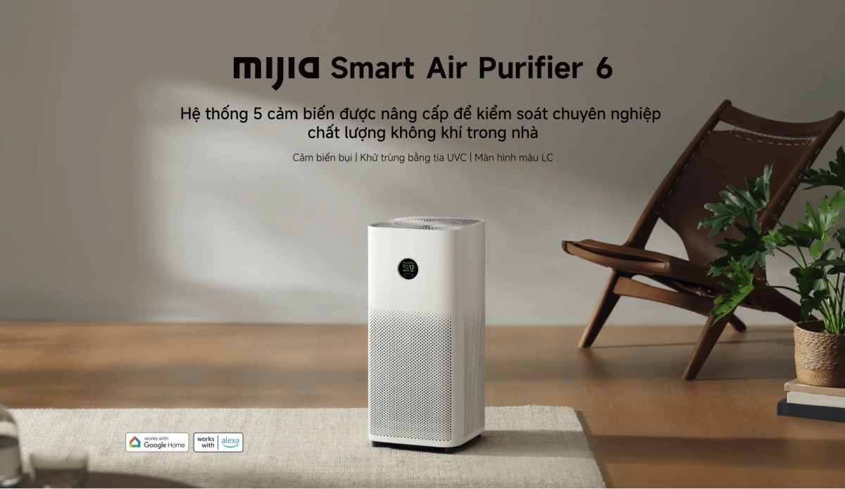 Máy lọc không khí Xiaomi Smart Air Purifier 6 máy lọc không khí diện tích 87m² – ảnh 2