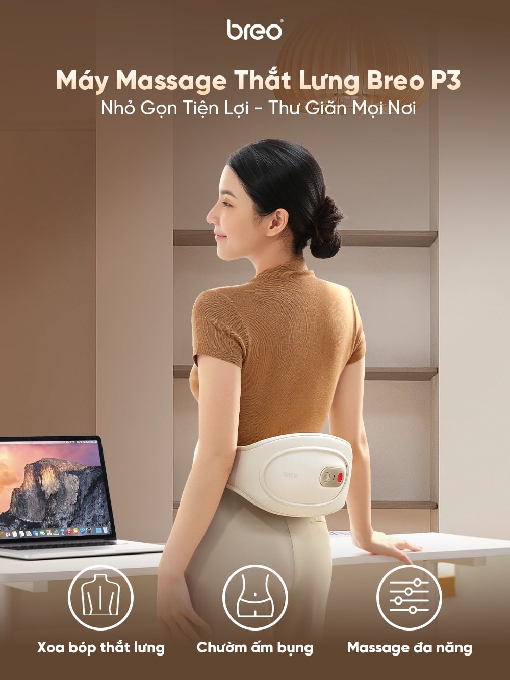 Máy Massage Lưng Breo P3 – ảnh 2