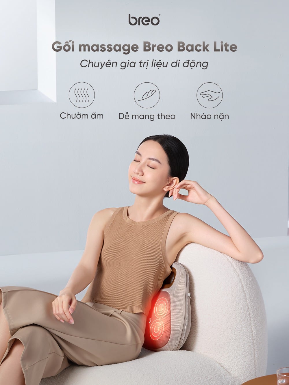 Gối Massage Breo Back Lite – ảnh 2
