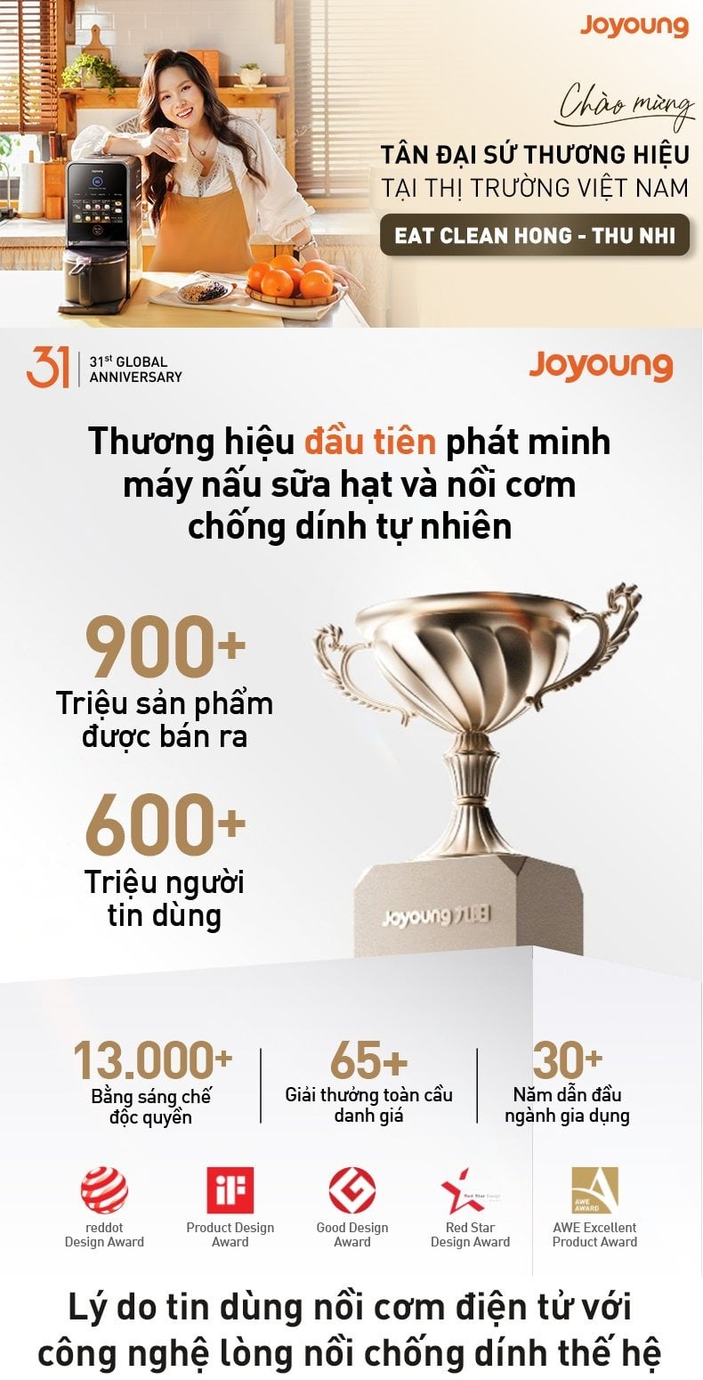 Nồi cơm điện cao tần 1.5L Joyoung JNRC-401 – ảnh 2