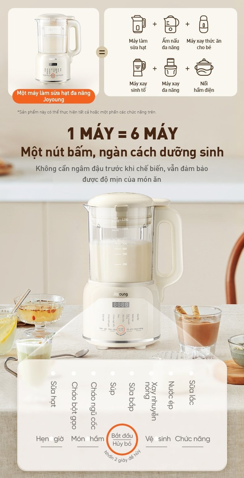 Máy làm sữa hạt Joyoung JSM-135 – ảnh 8