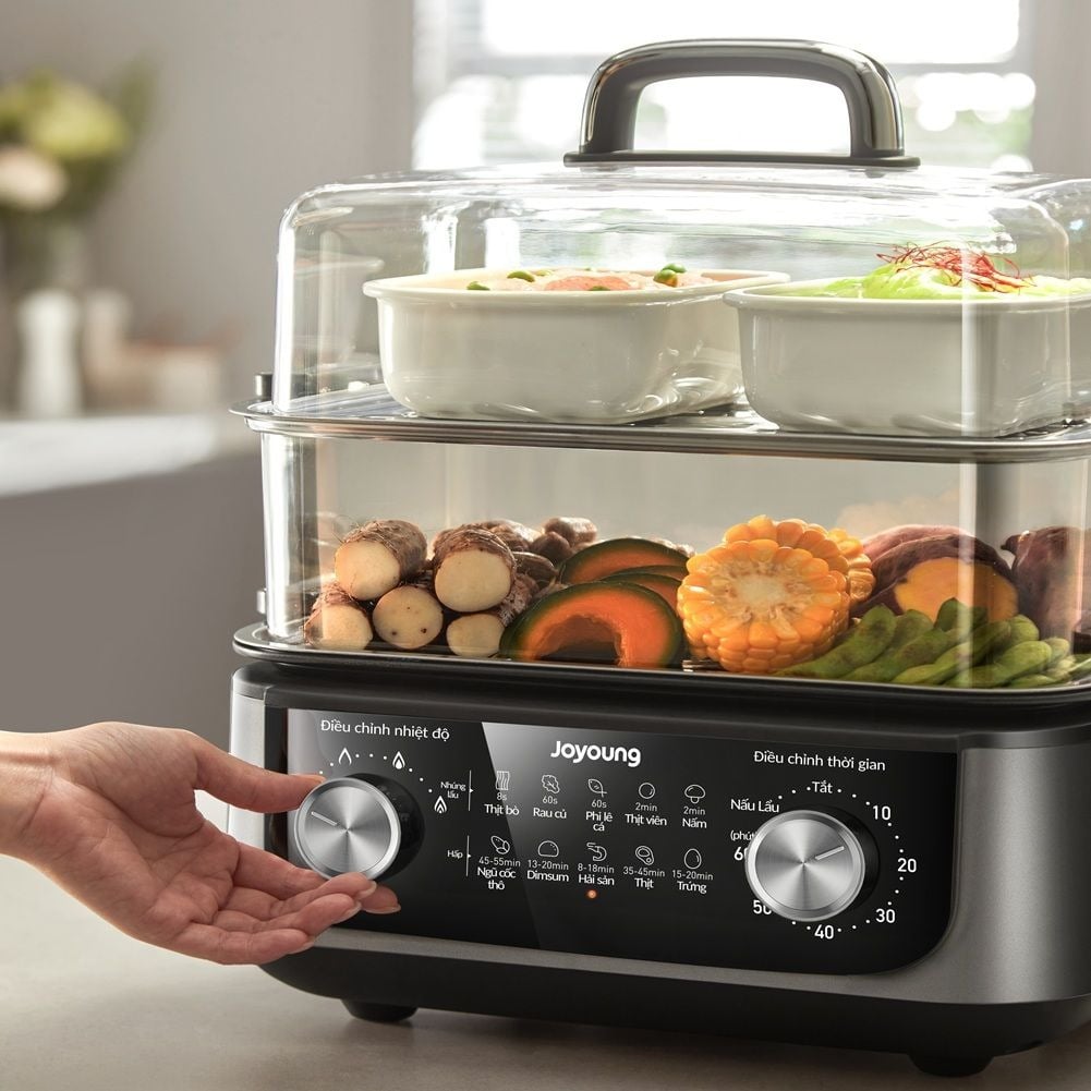 Nồi lẩu hấp đa năng Joyoung JFS-556 – ảnh 3