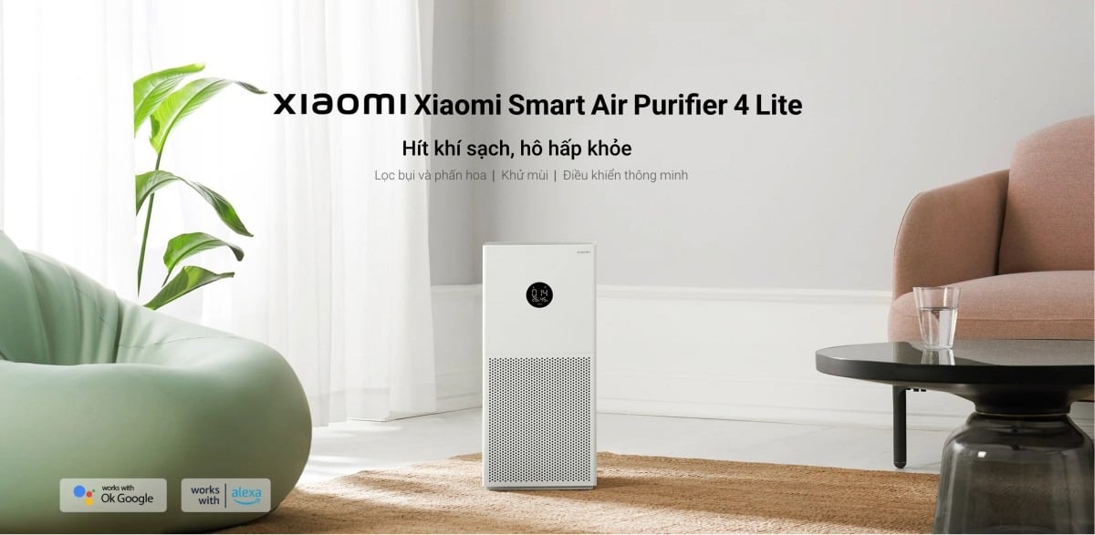 Máy lọc không khí Xiaomi Smart Air Purifier 4 Lite máy lọc không khí diện tích 40 m² – ảnh 2