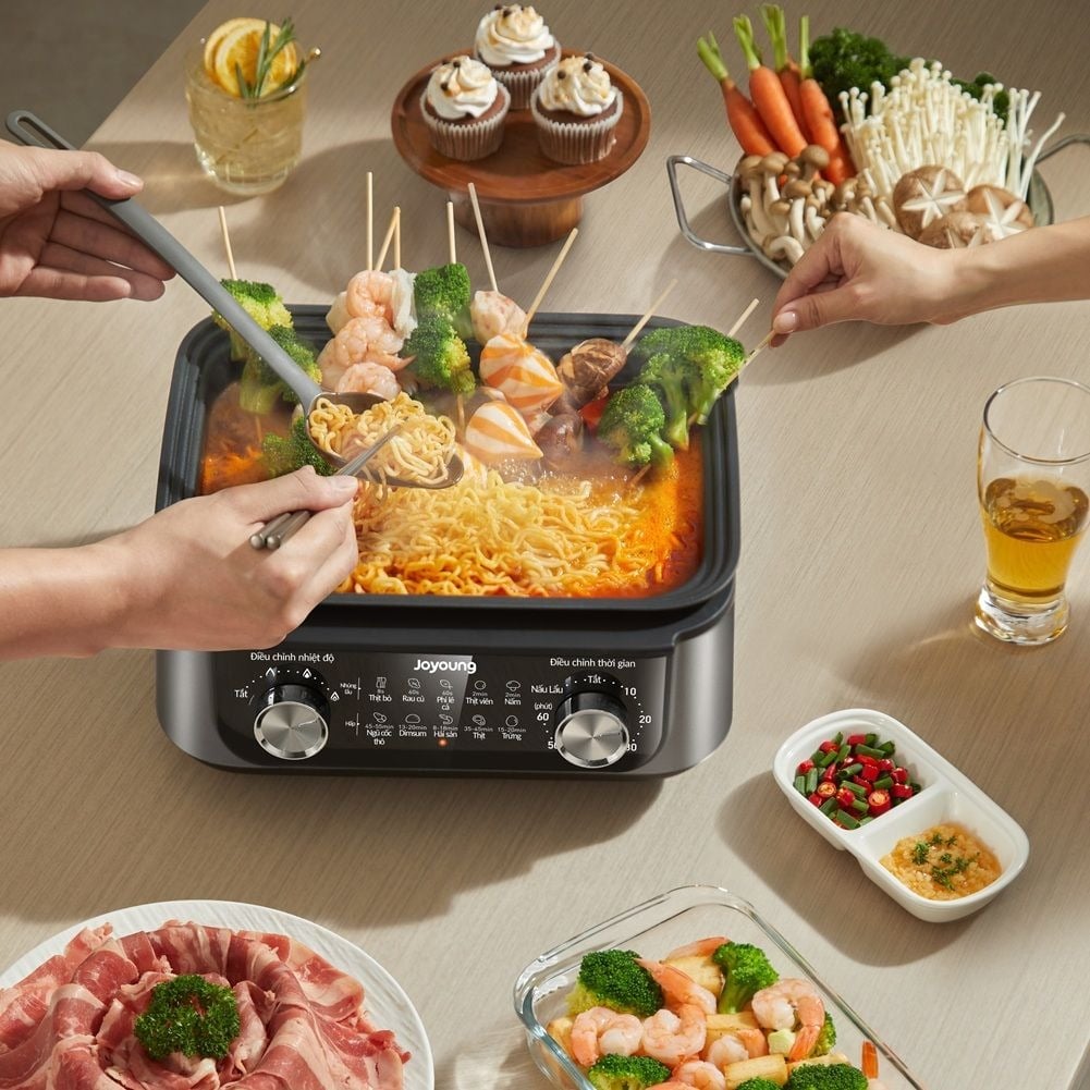 Nồi lẩu hấp đa năng Joyoung JFS-556 – ảnh 4