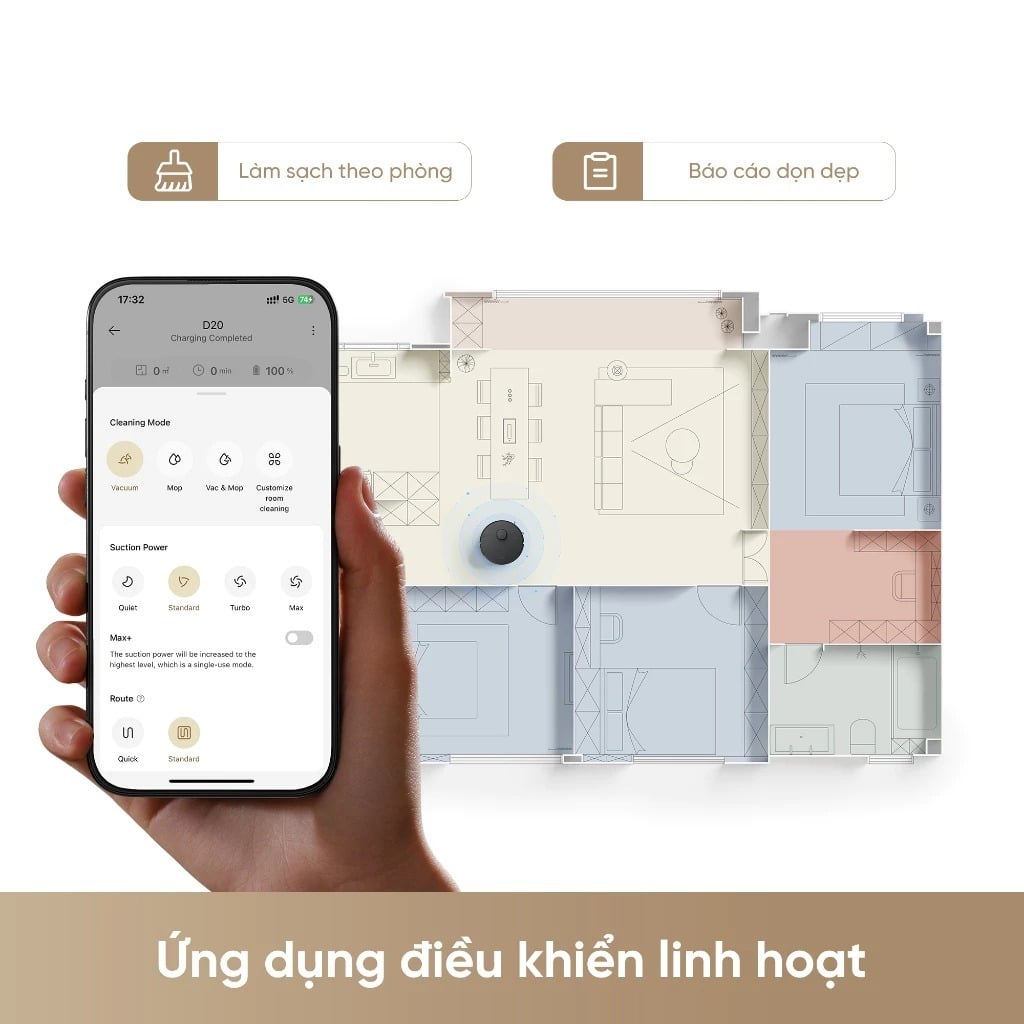 Robot hút bụi Dreame D20 – ảnh 8