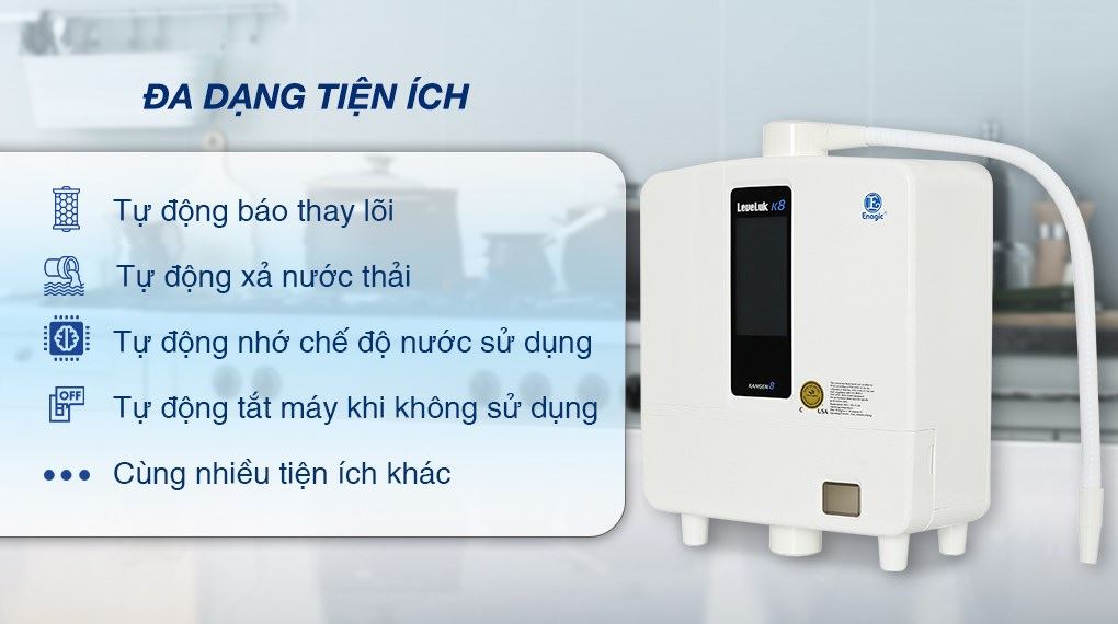 Thiết kế Kangen K8 Thiết kế Kangen K8