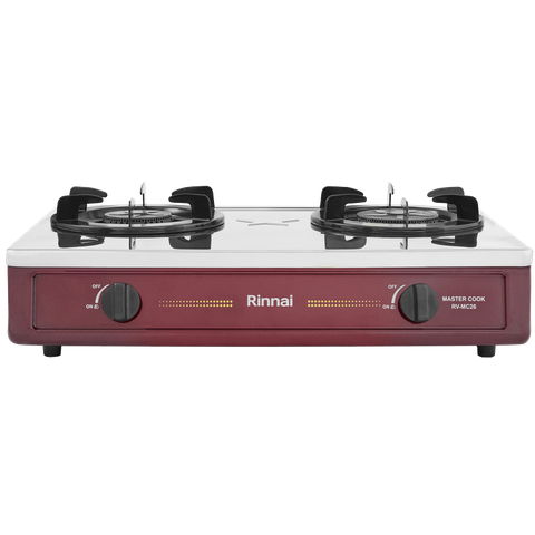 Bếp gas dương Rinnai RV-MC26RS 590mm 2 lò nấu, mặt thép không gỉ