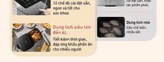 Nồi chiên không dầu 6L Joyoung JAF-579 ảnh 4
