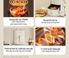 Nồi chiên không dầu 6L Joyoung JAF-612 ảnh 4