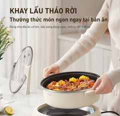 Nồi lẩu nướng điện đa năng 5L Joyoung JHP-525 ảnh 8