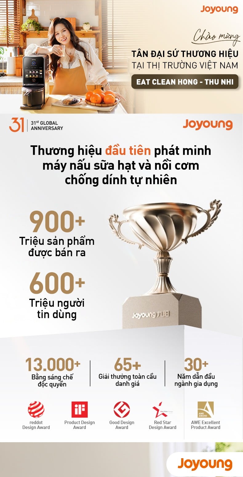 Máy nấu sữa hạt đa năng Joyoung JHSB-602 Pro – ảnh 6